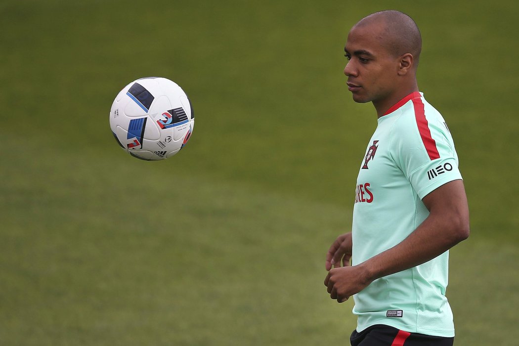 Joao Mario na tréninku reprezentace Portugalska