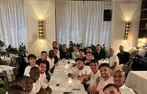 Cristiano Ronaldo vyvedl své portugalské spoluhráče na večeři