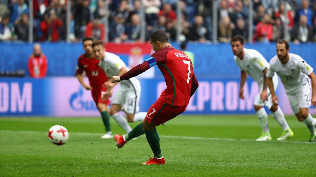 Cristiano Ronaldo se trefil z penalty