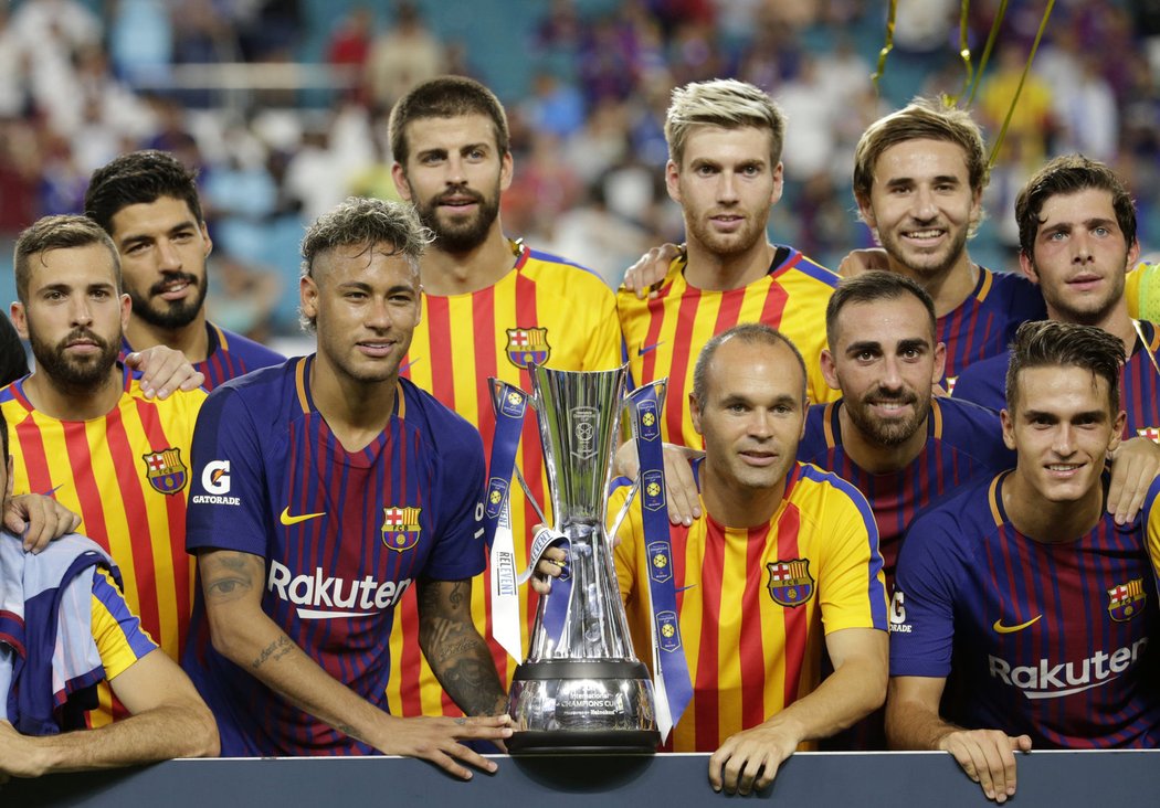 Spokojení vítězové z Barcelony