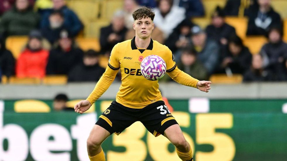 Český obránce Ladislav Krejčí v dresu Wolverhamptonu