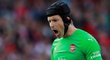 Z první výhry Arsenalu v letošní sezoně Premier League měl velkou radost i český brankář Petr Čech