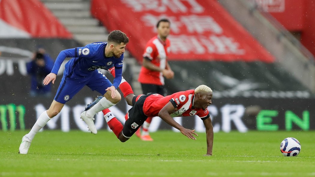 Southampton neudržel vedení a na domácím hřišti remizoval s Chelsea 1:1