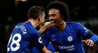 Willian rozhodl dvěma góly o výhře Chelsea nad Tottenhamem