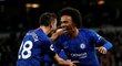 Willian rozhodl dvěma góly o výhře Chelsea nad Tottenhamem