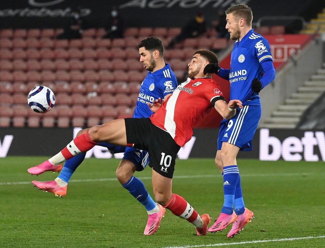 Leicester pouze remizoval s oslabeným Southamptonem 1:1