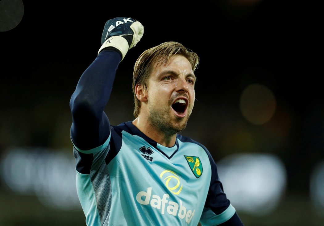 Gólman Tim Krul výraznou měrou přispěl k výhře Norwiche nad City