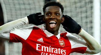 Nketiah srazil United: byl nepotřebný, teď je trumf Arsenalu. Arteta ho chválil