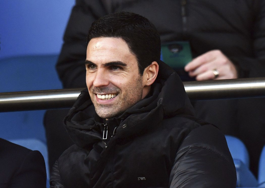 Nastupující kouč Gunners Mikel Arteta