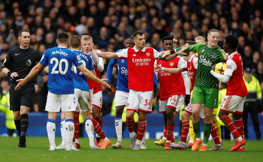 Arsenal prohrál na hřišti Evertonu 0:1