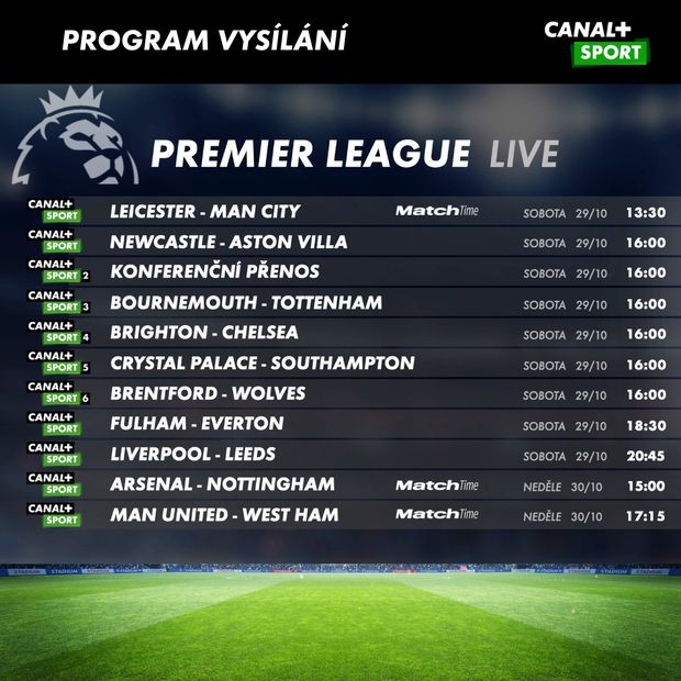Program vysílání Canal+ Sport Program vysílání Canal+ Sport