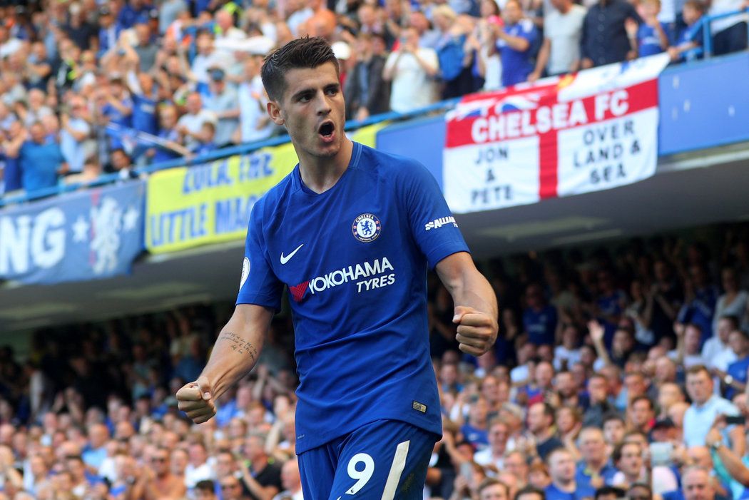 Alvaro Morata navázal na Cesca Fabregase a druhým gólem Chelsea přispěl k její výhře