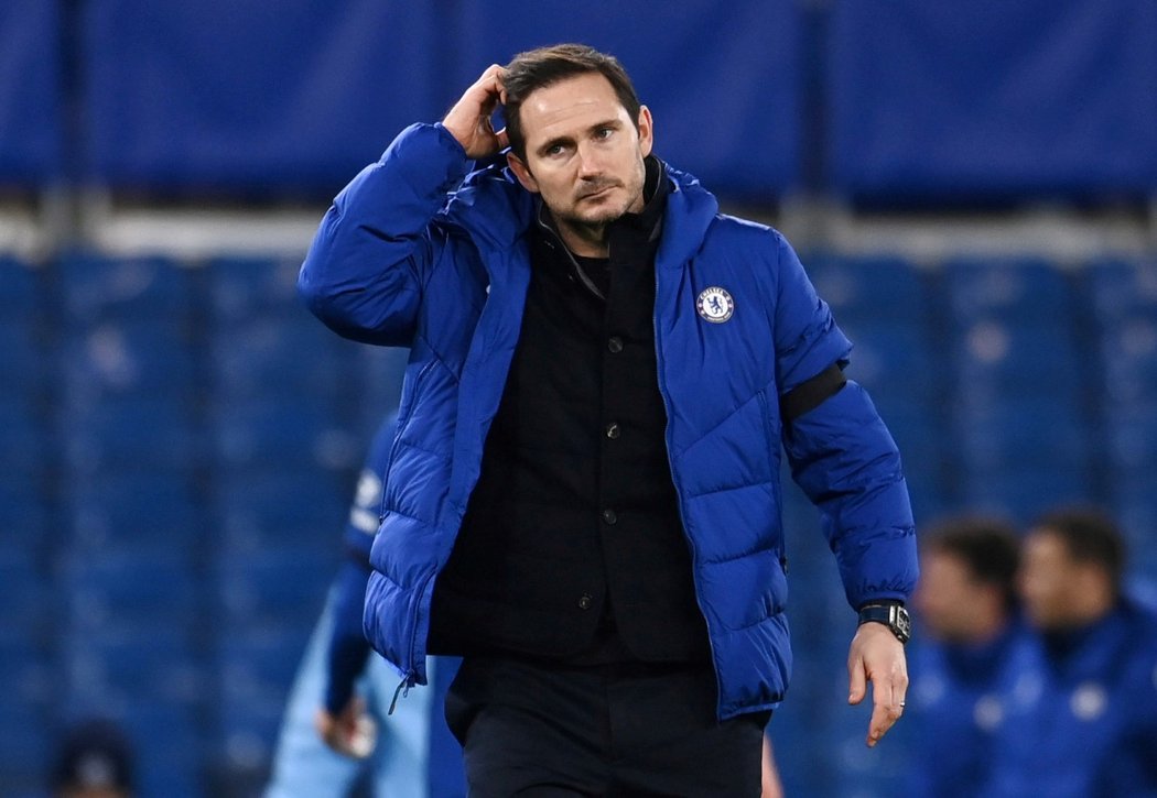Frank Lampard má být odvolán z postu hlavního trenéra Chelsea
