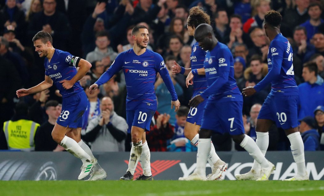 Chelsea zvítězila ve 33. kole Premier League nad West Hamem 2:0. Oba góly vstřelil Eden Hazard