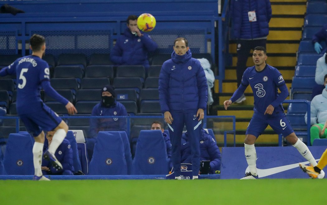 Thomas Tuchel poprvé vedl Chelsea jako hlavní kouč. Jeho svěřenci hráli s Wolverhamptonem bez branek