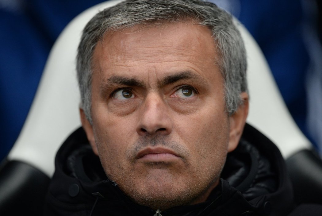 Manažer Chelsea José Mourinho nebyl s výkonem londýnského týmu na půdě Newcastlu spokojený