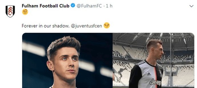 Fulham si zavtipkoval na adresu Juventusu