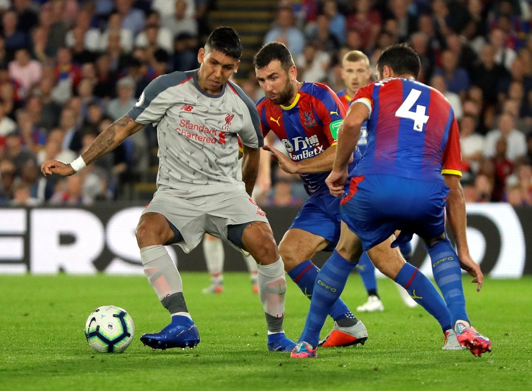 Roberto Firmino v duelu proti Crystal Palace