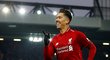 Podhrotový hráč Liverpoolu Roberto Firmino zamířil přesně k tyči a zařídil pro svůj tým obrat