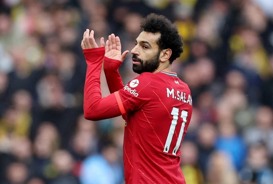 Mo Salah v duelu proti Watfordu