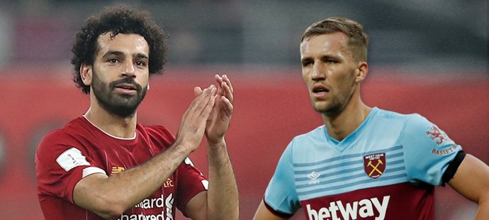 Liverpool - West Ham. Tomáš Souček nechybí v základní sestavě &#34;kladivářů&#34; proti vedoucímu celku Premier League