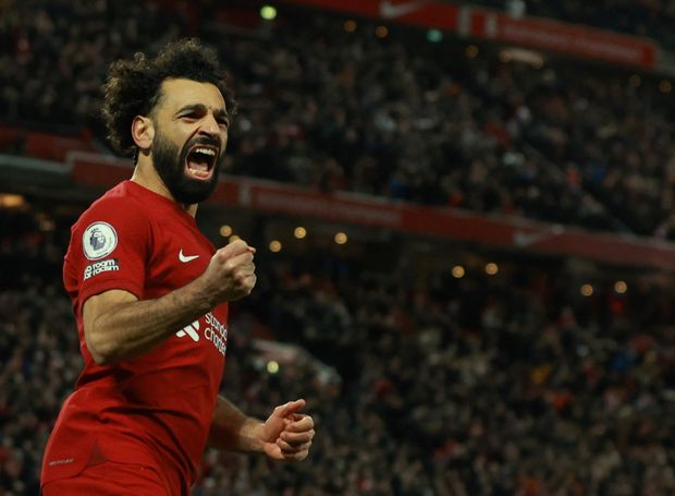 Mohamed Salah v euforii Mohamed Salah v euforii