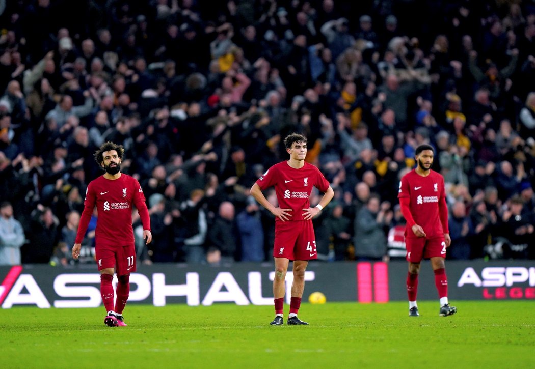 Liverpool nestačil na Wolves a prohrál 0:3