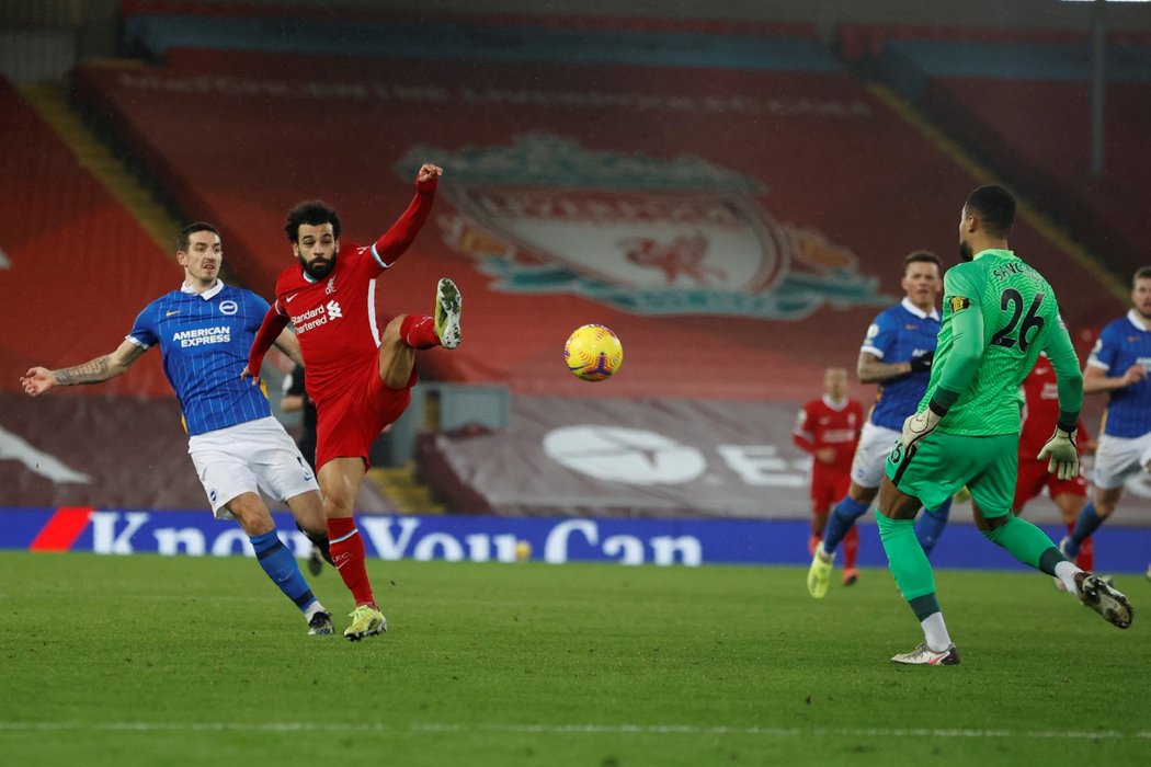 Fotbalisté Liverpoolu na Anfieldu překvapivě podlehli Brightonu