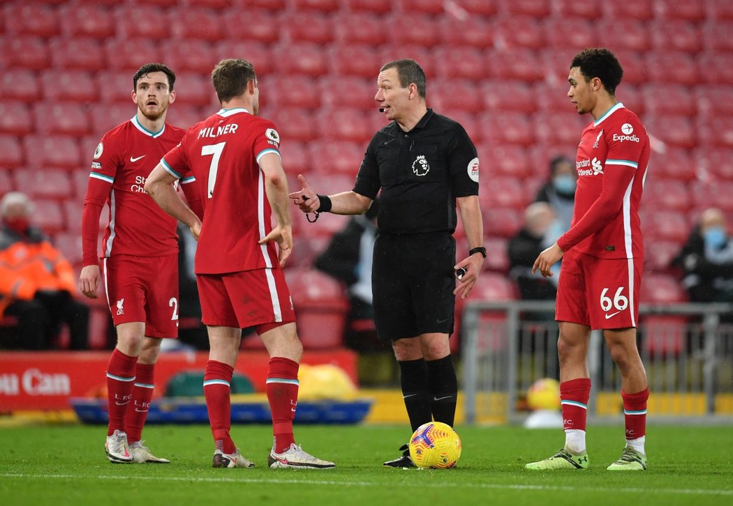 Fotbalisté Liverpoolu na Anfieldu překvapivě podlehli Brightonu