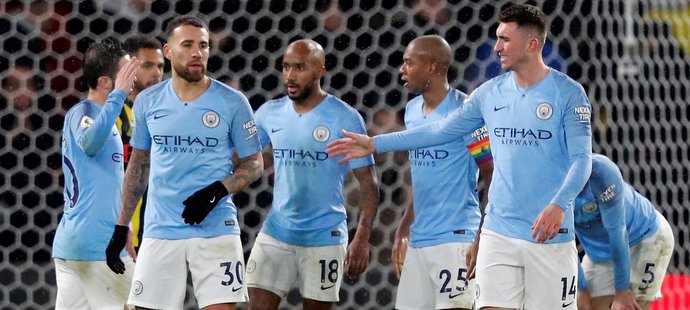 Fotbalisté Manchesteru City porazili Watford a potvrdili své první místo v tabulce Premier League