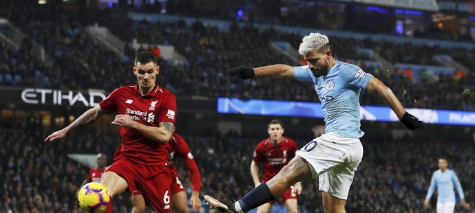 Sergio Agüero otevřel skóre souboje s Liverpoolem