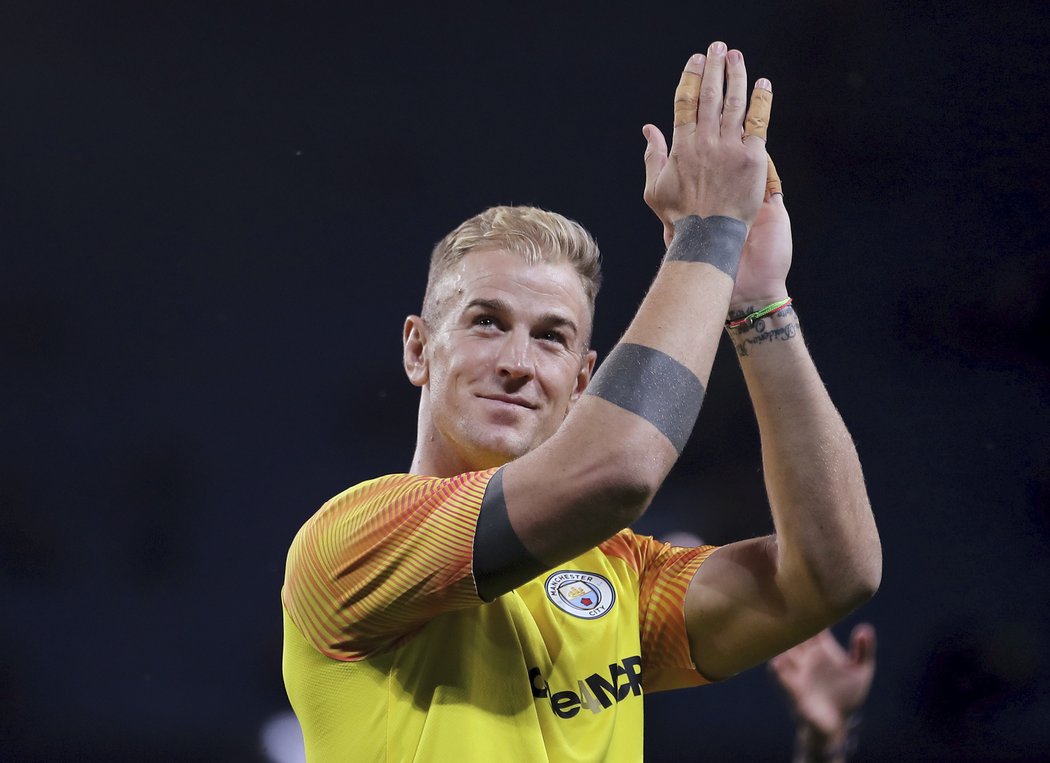 Na svůj starý domovský stánek Etihad dorazil i současný brankář Burnley Joe Hart