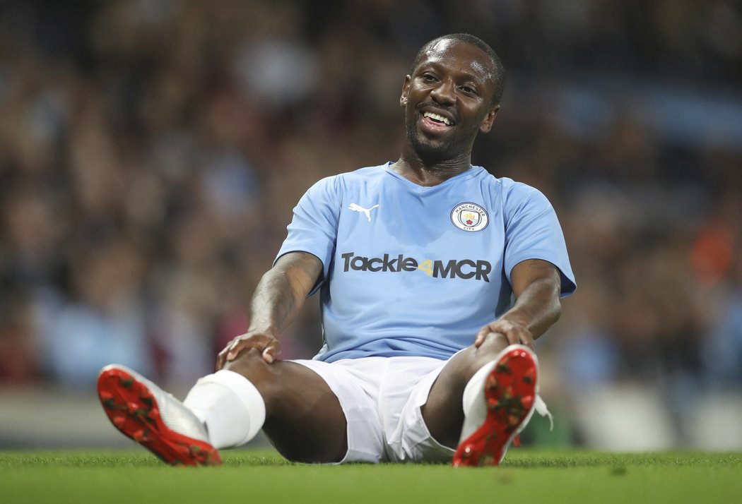 Shaun Wright-Phillips při rozlučce Vincenta Kompanyho