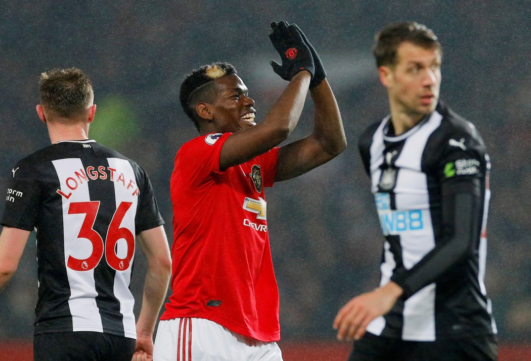 Paul Pogba se naposledy představil proti Newcastlu