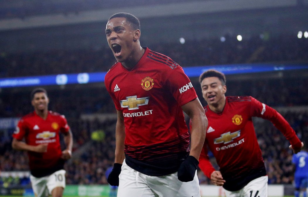 Anthony Martial přidal třetí branku Manchesteru United