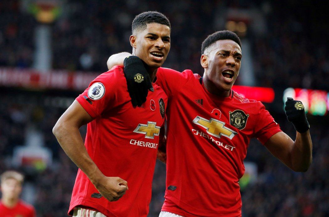 Fotbalisté Manchesteru United porazili na Old Trafford Brighton 3:1