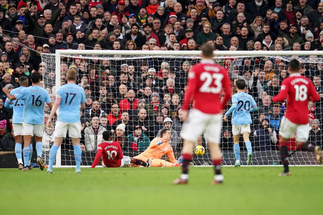 Souboj o Manchester rozhodl pro United Marcus Rashford