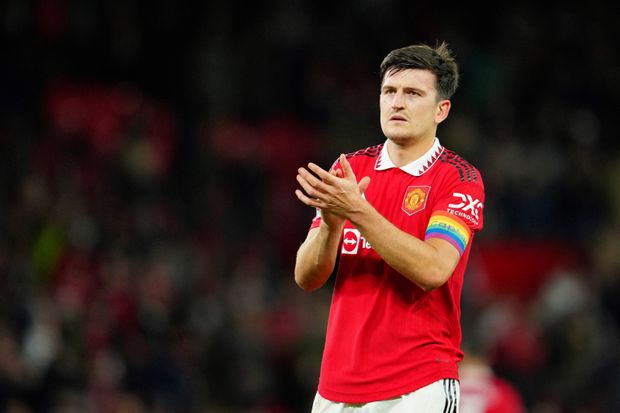 Harry Maguire po zápase s West Hamem Harry Maguire po zápase s West Hamem