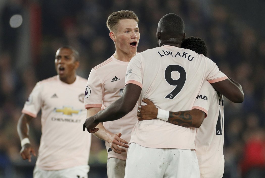 Útočník Manchesteru United Romelo Lukaku se prosadil na hřišti Crystal Palace