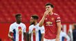 Zklamaný kapitán Manchesteru United Harry Maguire