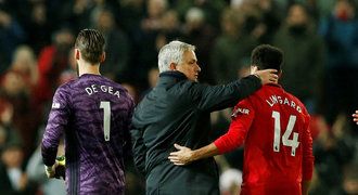 Rashford pokazil Mourinhův návrat, Liverpool hladce ovládl derby