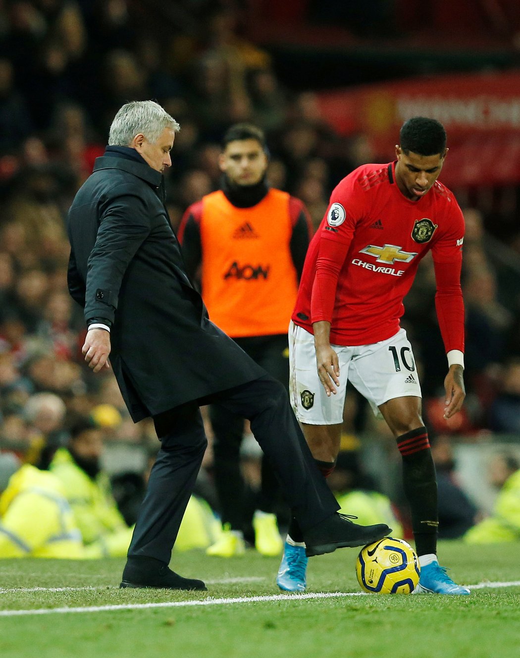 Staří známí. José Mourinho a Marcus Rashford