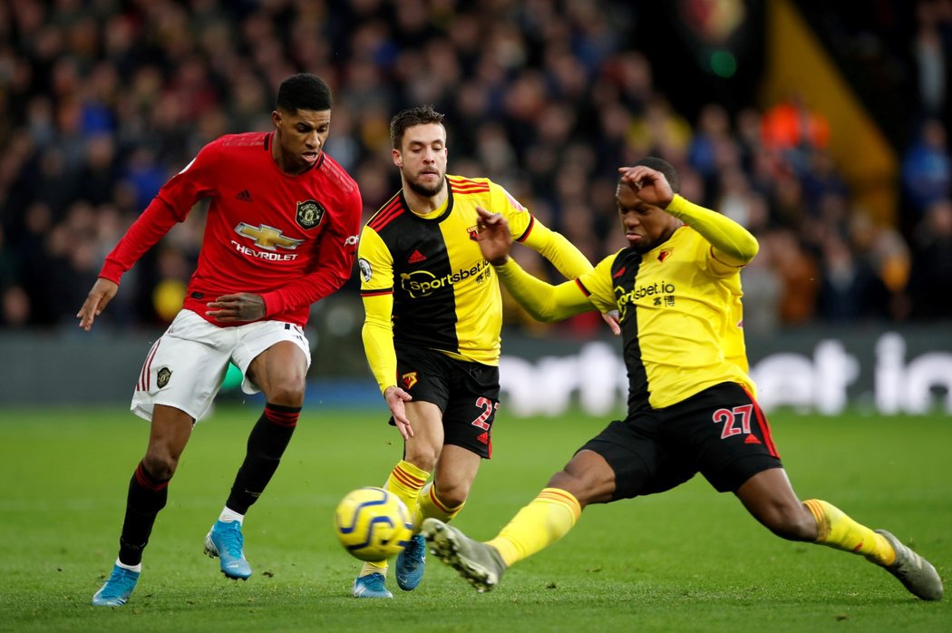 Manchester United nedokázal bodovat na hřišti posledního Watfordu, kde prohrál 0:2