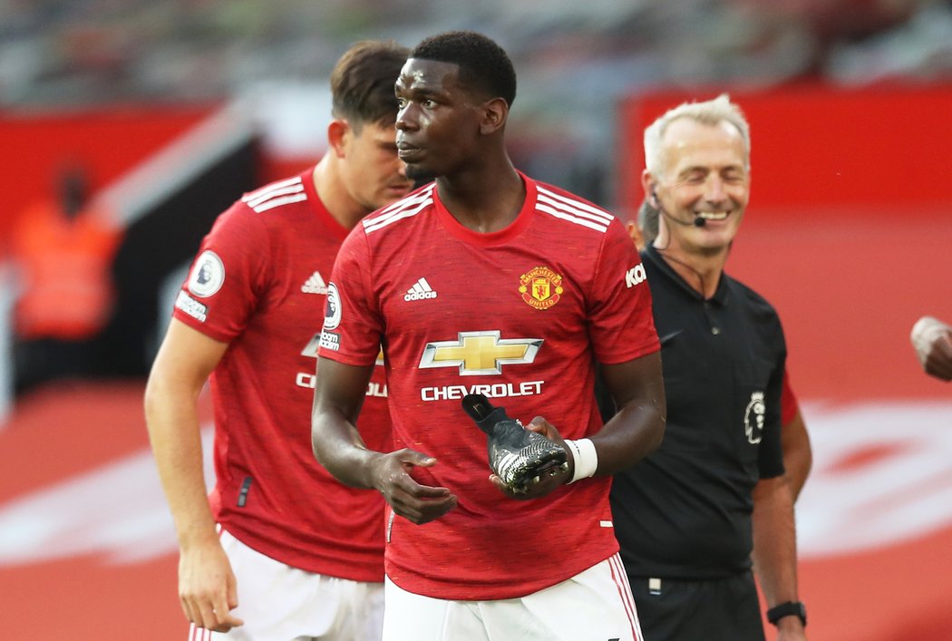 Záložník Manchesteru United Paul Pogba