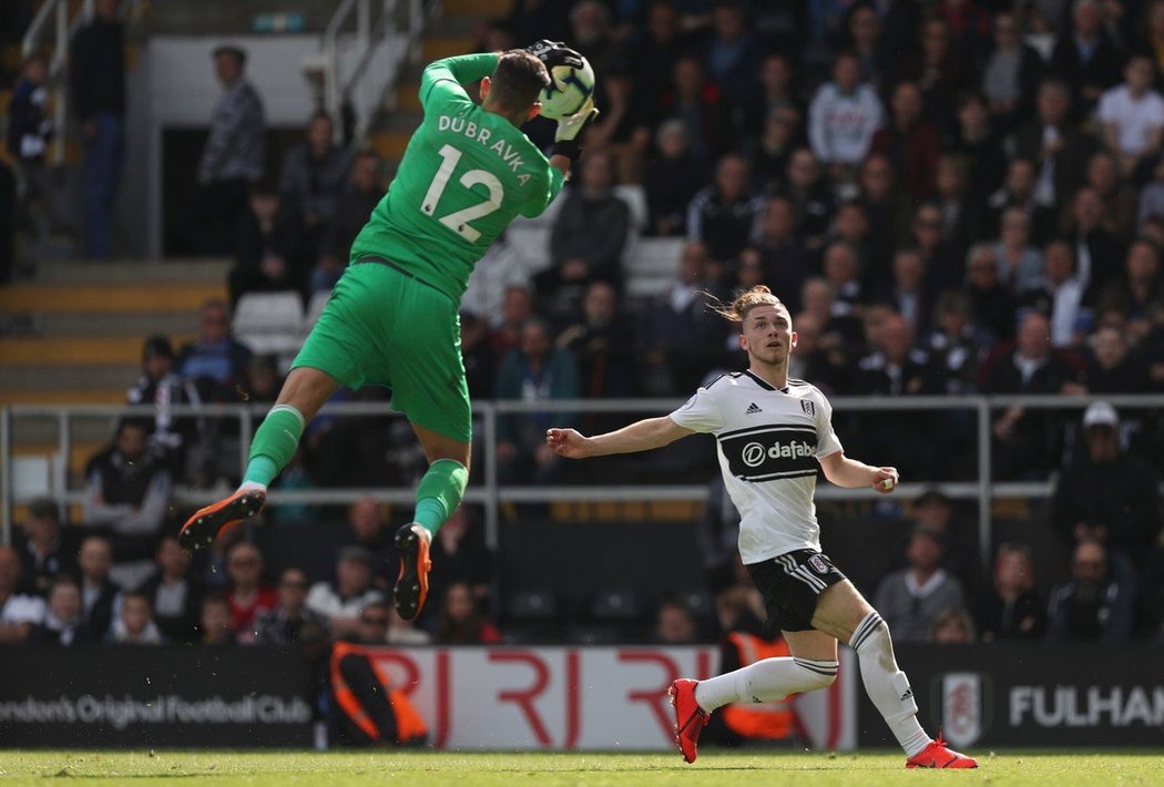 Martin Dúbravka v dresu Newcastlu během minulého ročníku zářil