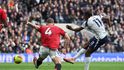 Utkání Tottenhamu s Manchesterem United skončilo remízou 2:2