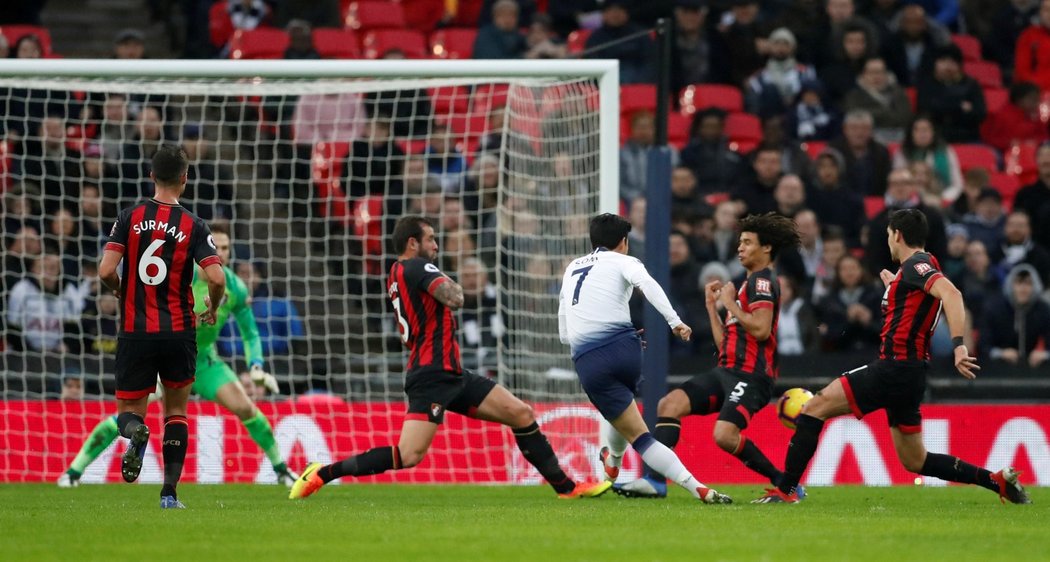 Druhou branku Tottenhamu zařídil Son Heung-min