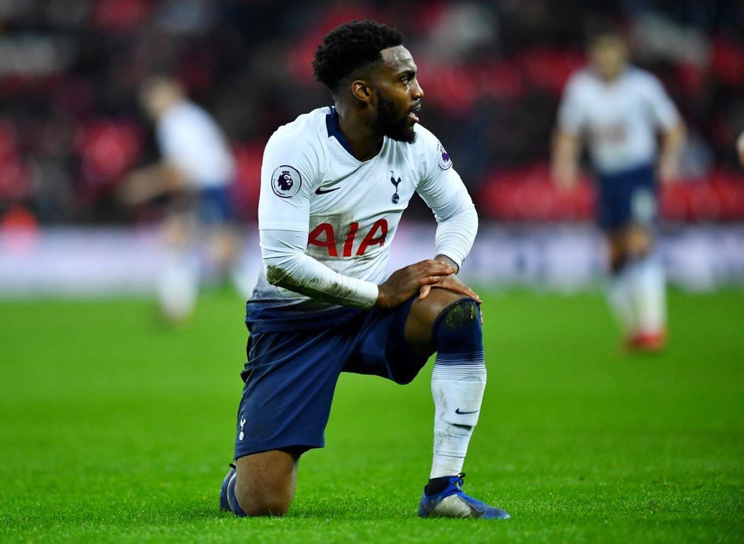 Danny Rose během utkání mezi Tottenhamem a Southamptonem