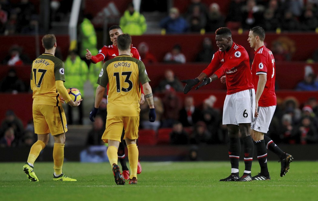 Paul Pogba měl k výkonu rozhodčího tradičně připomínky