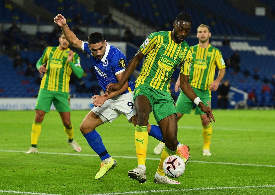 Souboj Brightonu s West Bromwich Albion skončil v Premier League remízou 1:1